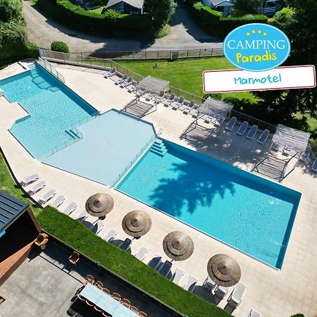 Camping Paradis Marmotel Saint-Geniez-dʼOlt Exteriér fotografie
