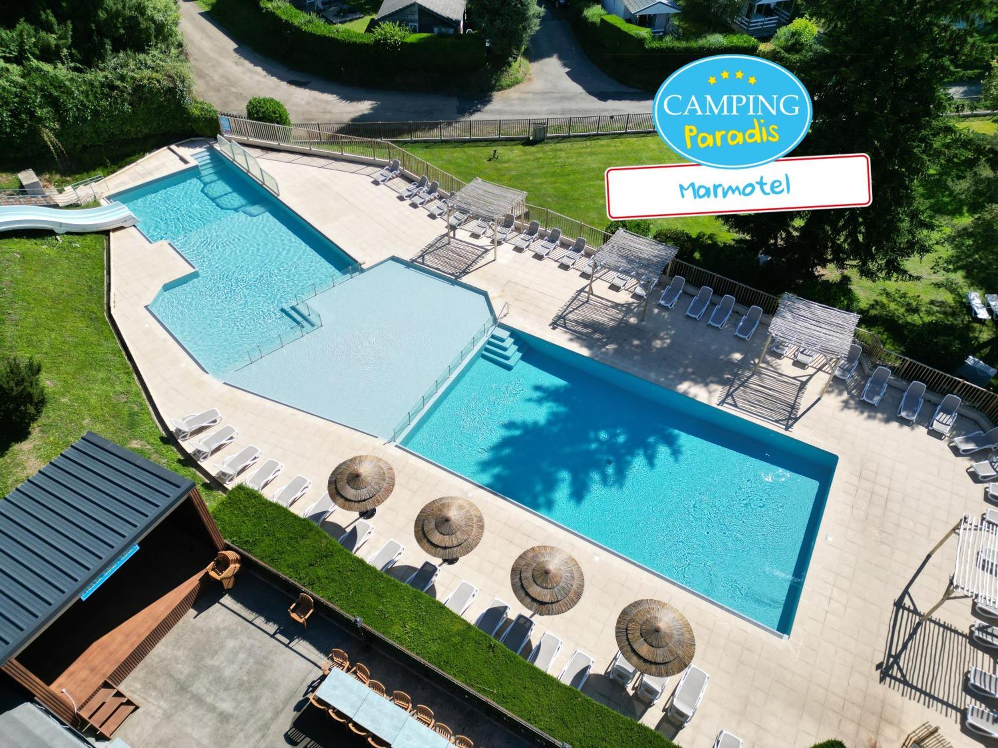 Camping Paradis Marmotel Saint-Geniez-dʼOlt Exteriér fotografie